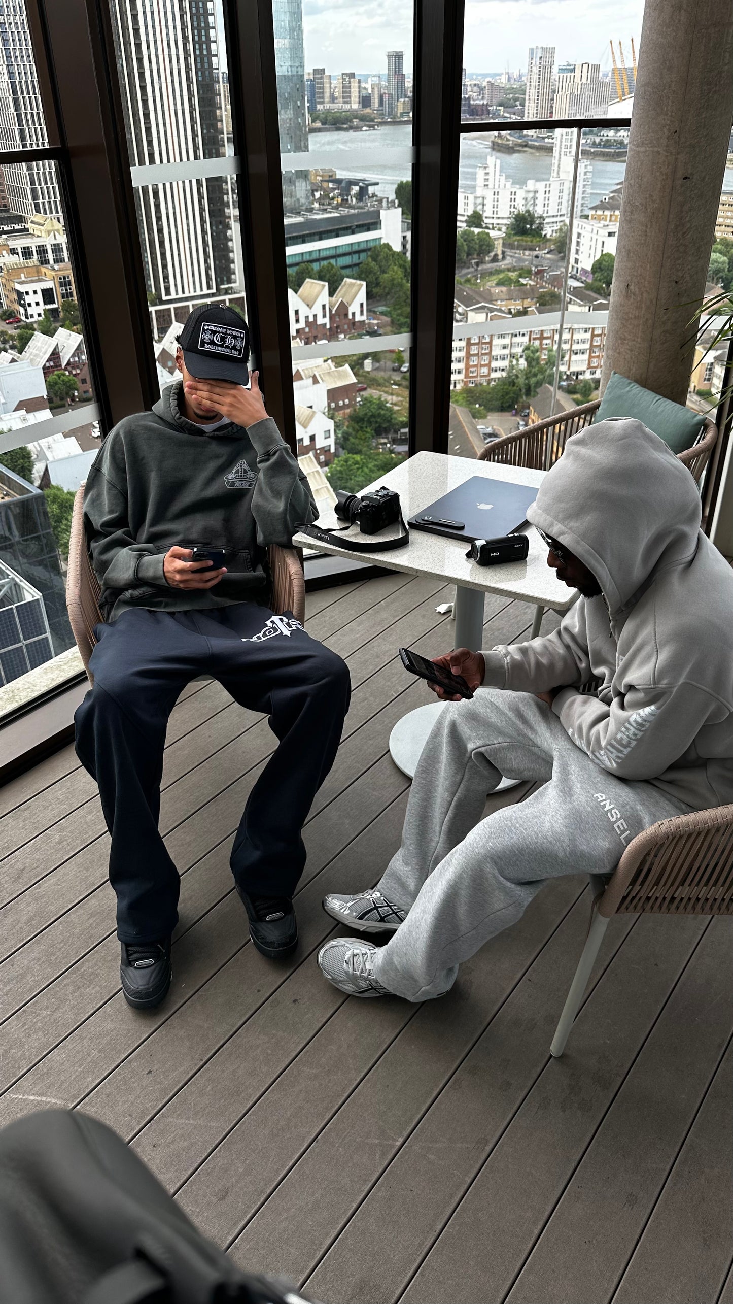 ANSEL MEMBERS ZIPUP HOODIE (COOL GREY)