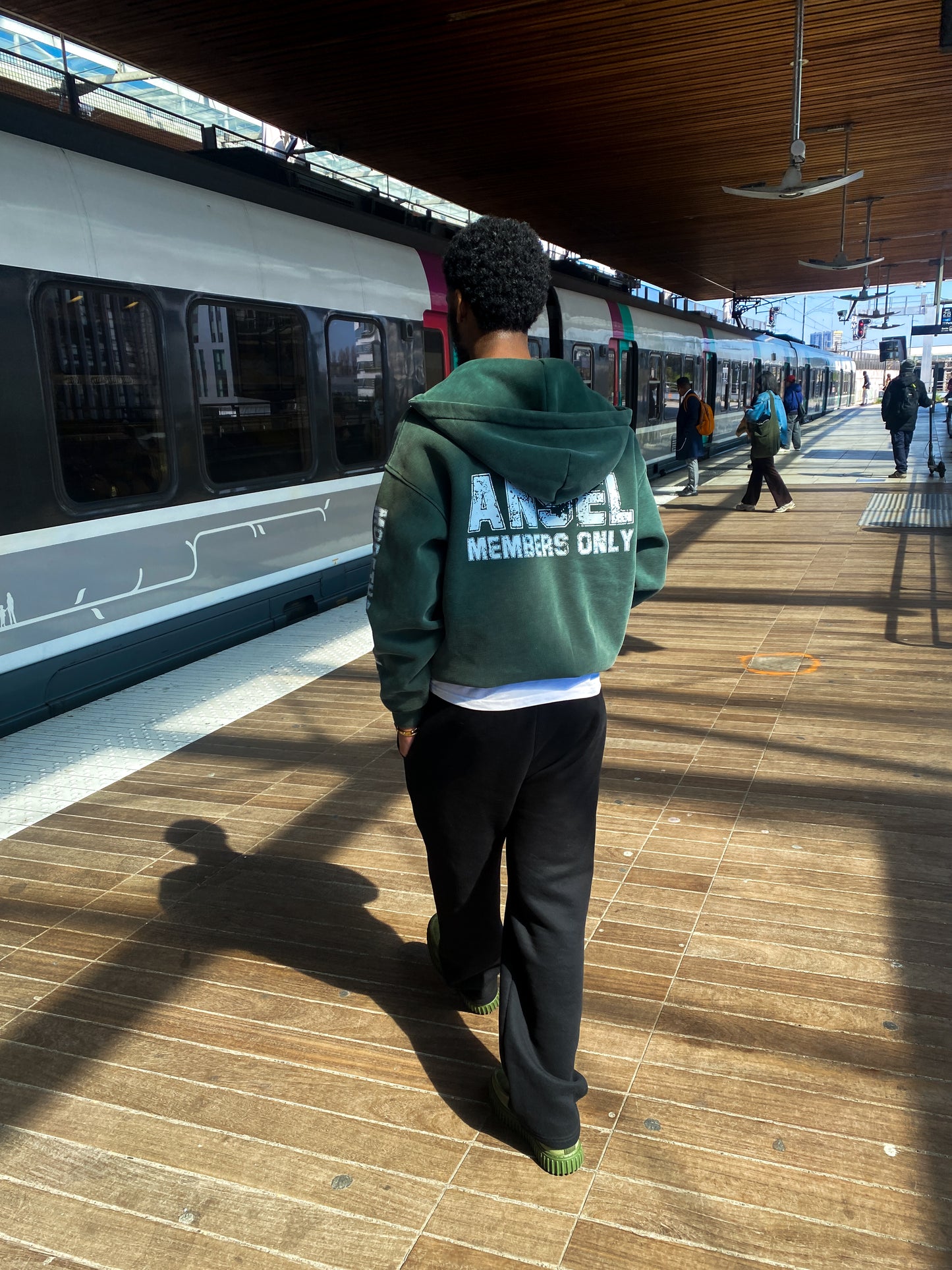 ANSEL MEMBERS ZIPUP HOODIE (GREEN)