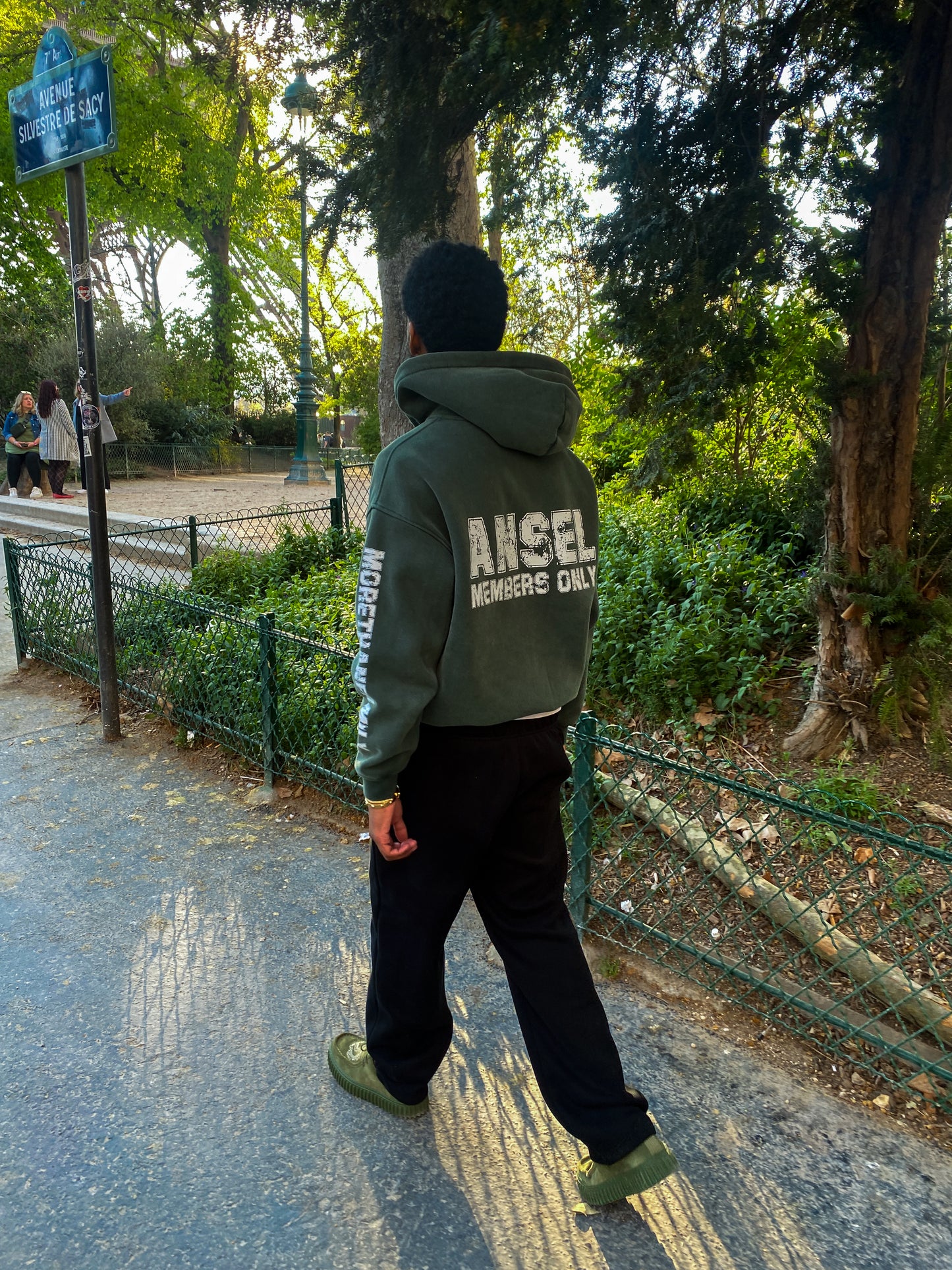 ANSEL MEMBERS ZIPUP HOODIE (GREEN)