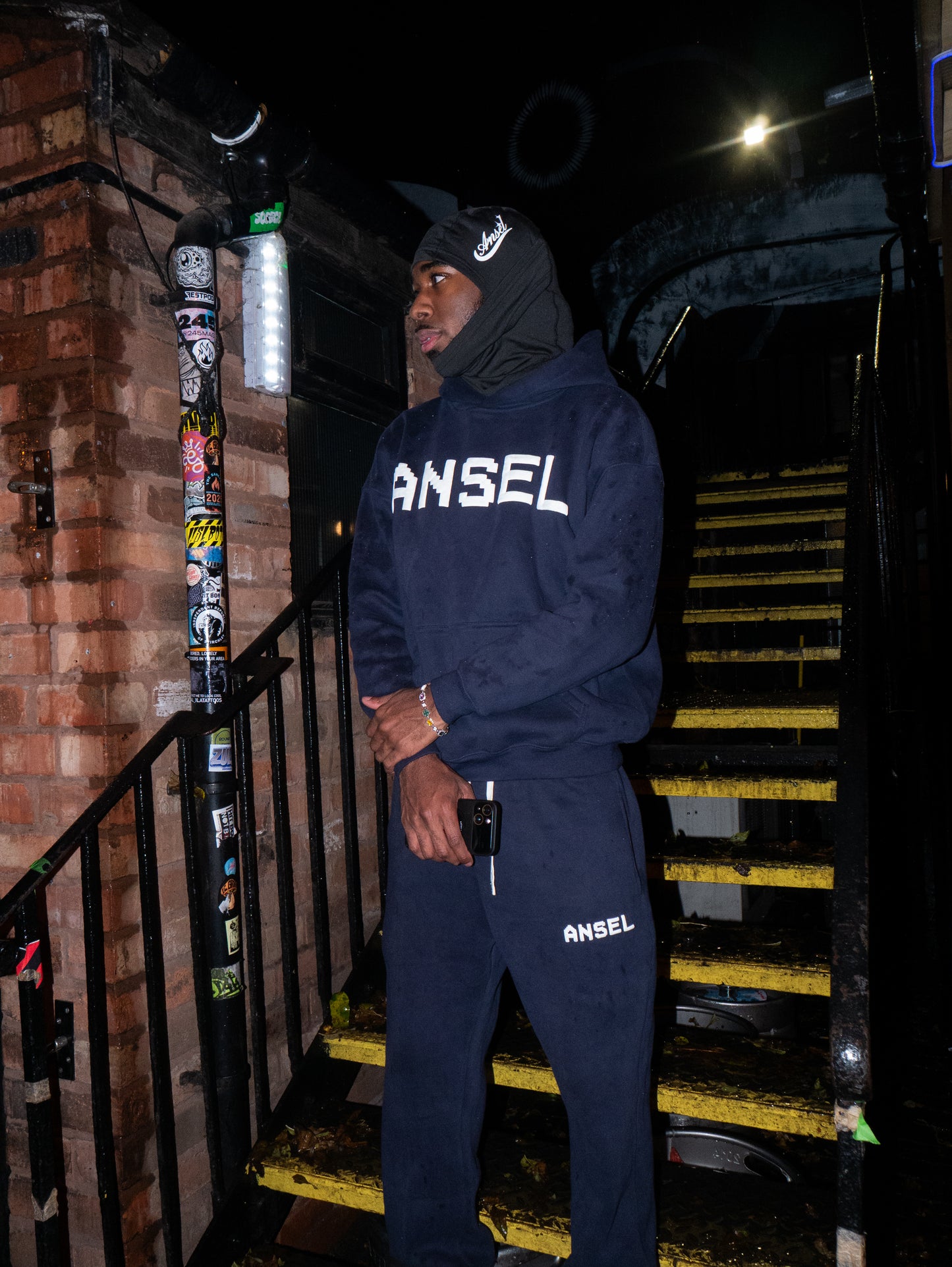 ANSEL EMBLEM SKI MASK (BLACK)