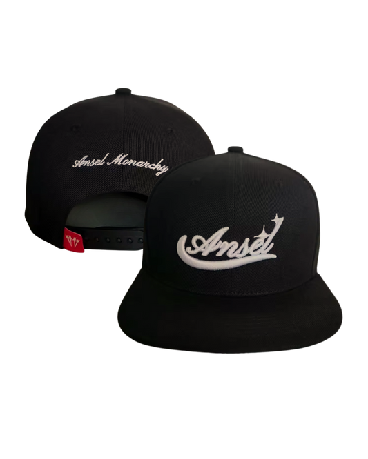 ANSEL EMBLEM OG SNAPBACK HAT (BLACK)